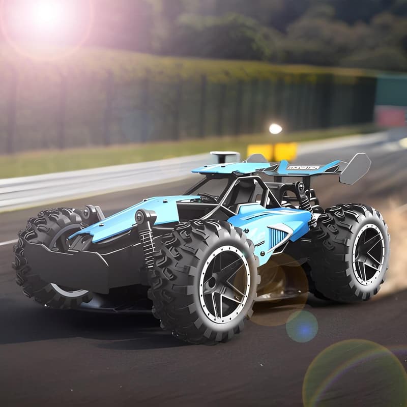 Ferngesteuertes 1:18 Offroad Monster Truck - 20+ km/h, Blau