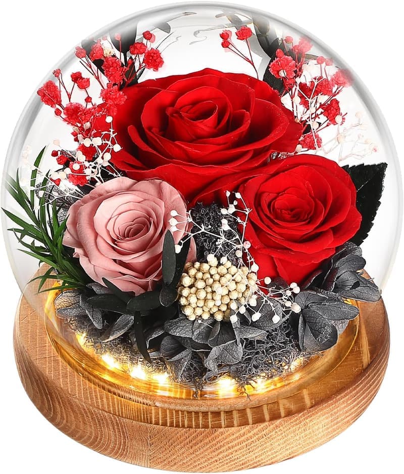 Ewige Rose im Glas – Geschenke für Frauen zum Muttertag oder Geburtstag