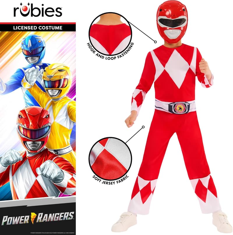 Mighty Morphin Power Rangers Red Ranger Kinderkostüm