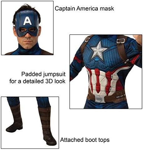 Avengers Endgame Captain America Deluxe Kostüm für Herren