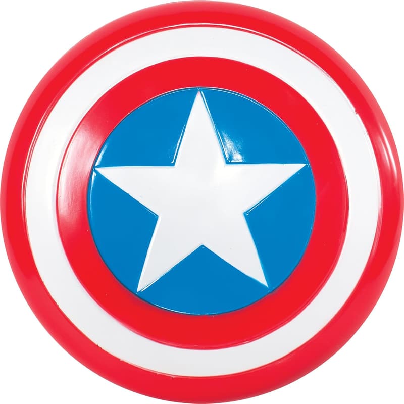 Captain America Schild - Halloween Kostümzubehör, Einheitsgröße