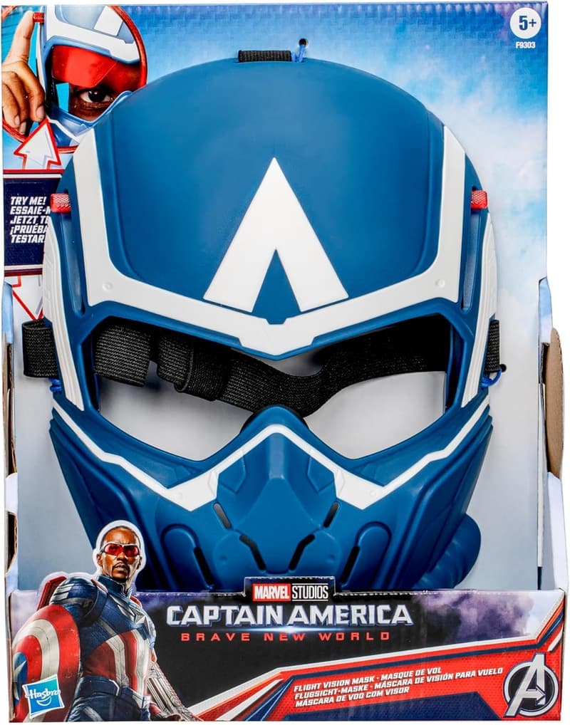 Captain America Flugsicht-Maske für Rollenspiele