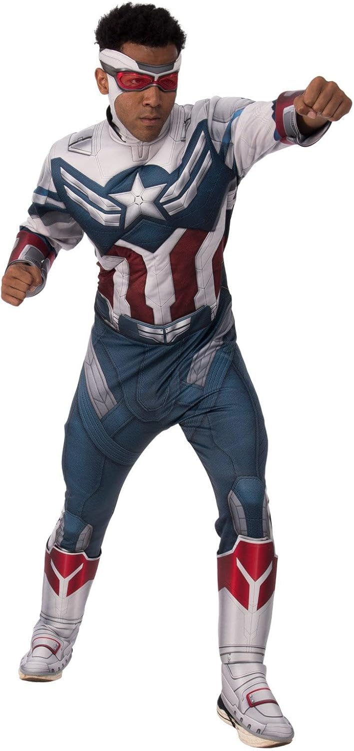 Deluxe Kostüm „Captain America“ für Herren, Marvel The Falcon, XL