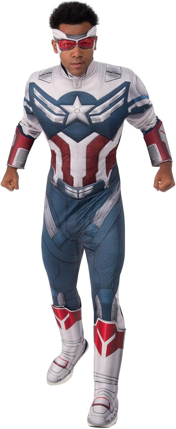Deluxe Kostüm „Captain America“ für Herren, Marvel The Falcon, XL