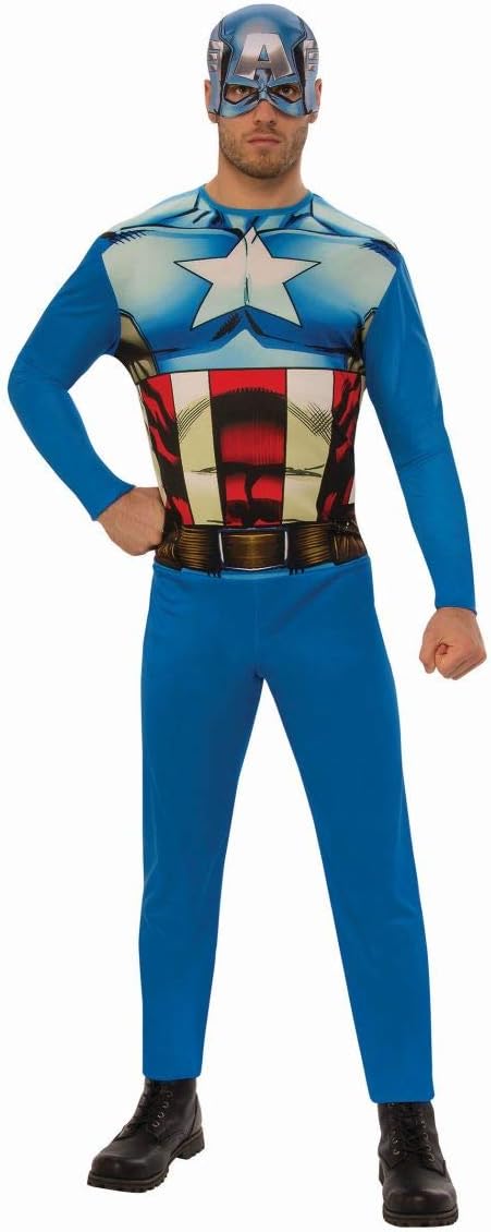 Marvel Avengers Kostüm für Herren, blau, Einheitsgröße