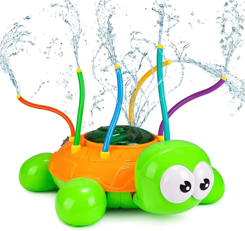 Schildkröten-Wassersprinkler für Kinder ab 3 Jahren – Garten Spielzeug