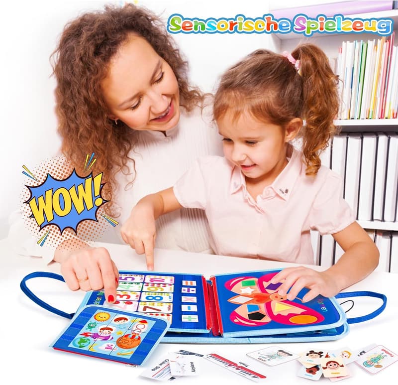 Montessori Busy Board für Babys und Kleinkinder ab 2 Jahren