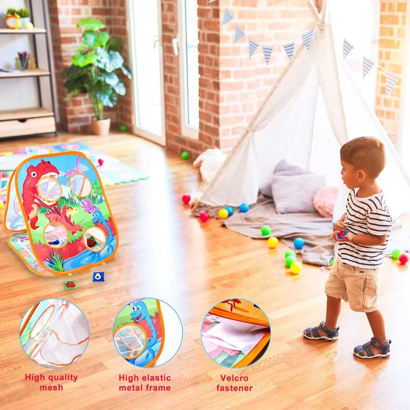 3-in-1 Cornhole Spiel für Kinder ab 5 Jahren – Lustiges Geschenk