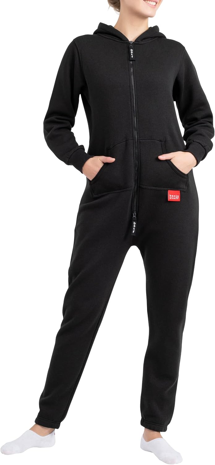 Damen Jumpsuit Jumpi Overall aus Basisstoff
