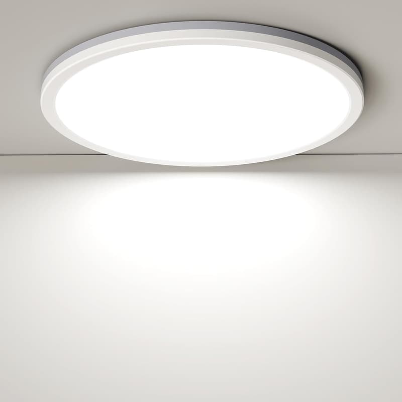 Dimmbare LED Deckenleuchte mit Fernbedienung, 24W, 2000K-6500K, rund, 30x2,5cm