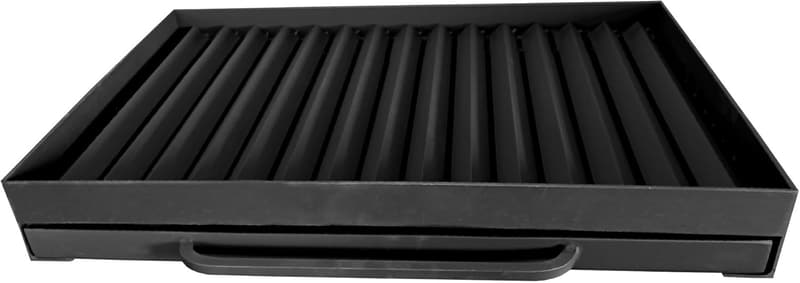 Hochwertiger Grillkamin mit Aschenbecher und Grillschublade (60 x 40 cm)