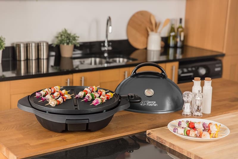 George Foreman 2-in-1 Elektrogrill für Balkon und Küche, 2400W