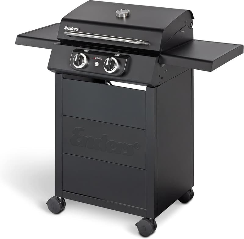 Enders eCRAVE 2 Elektrogrill mit Gussrost und Reinigungssystem