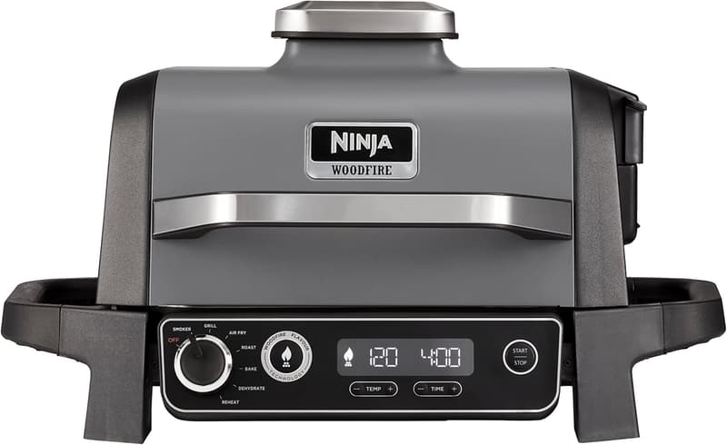 Ninja Woodfire 7-in-1 Elektrogrill für Camping und Outdoor-Aktivitäten