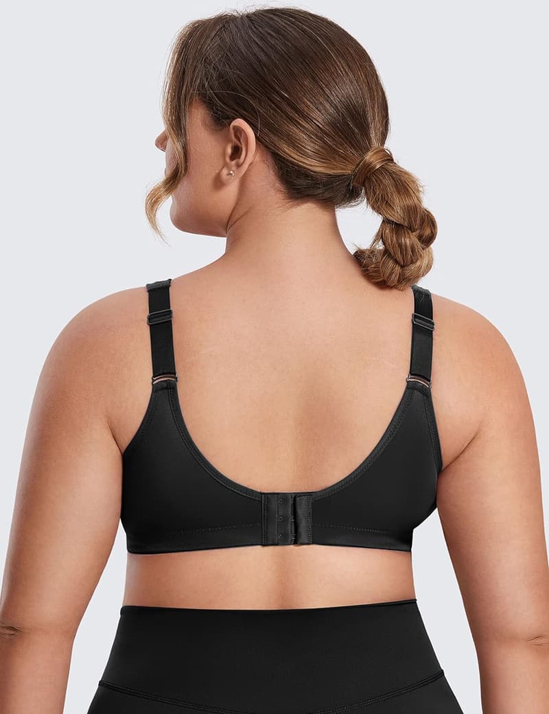 SYROKAN Sport-BH für Damen, kabellos & ohne Polster, große Größen