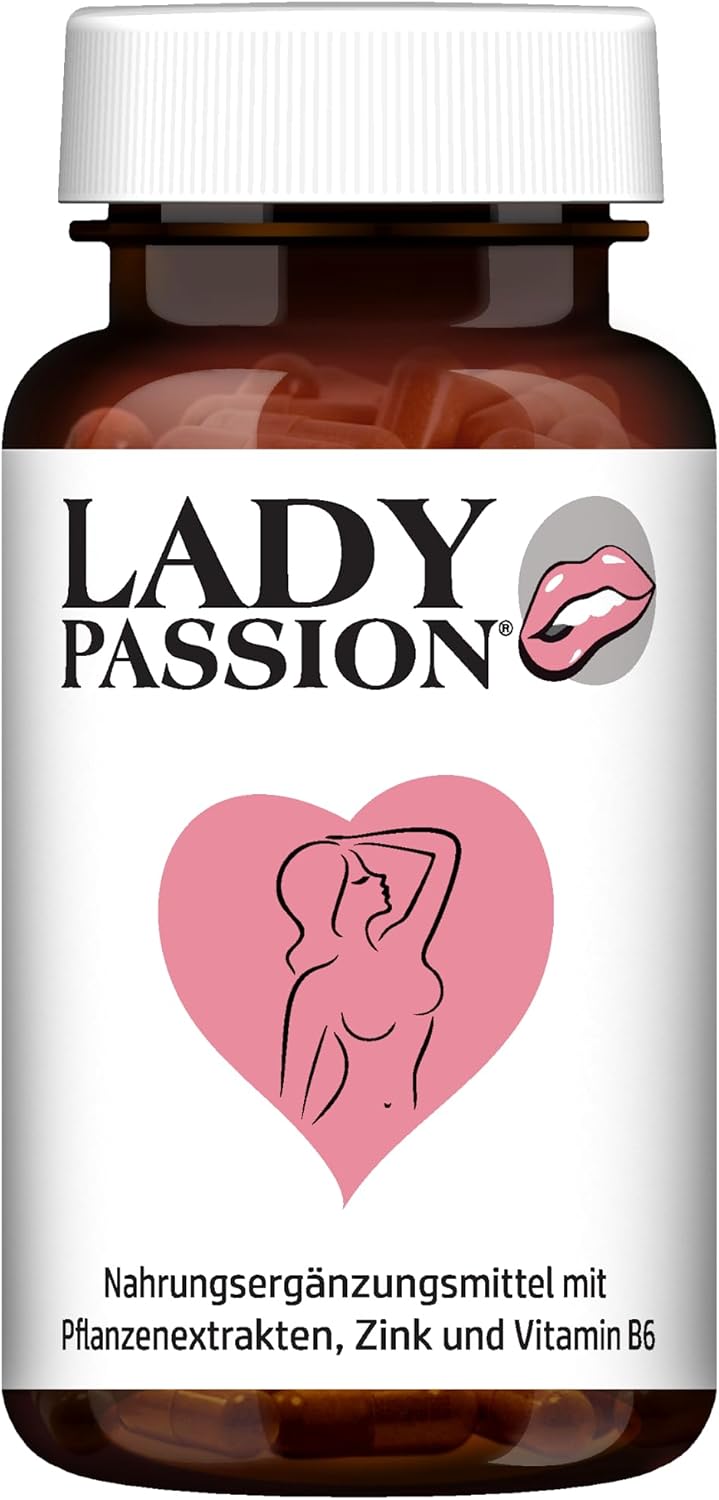 Lady Passion: 60 hormonfreie Kapseln mit Ashwagandha & Maca, vegan