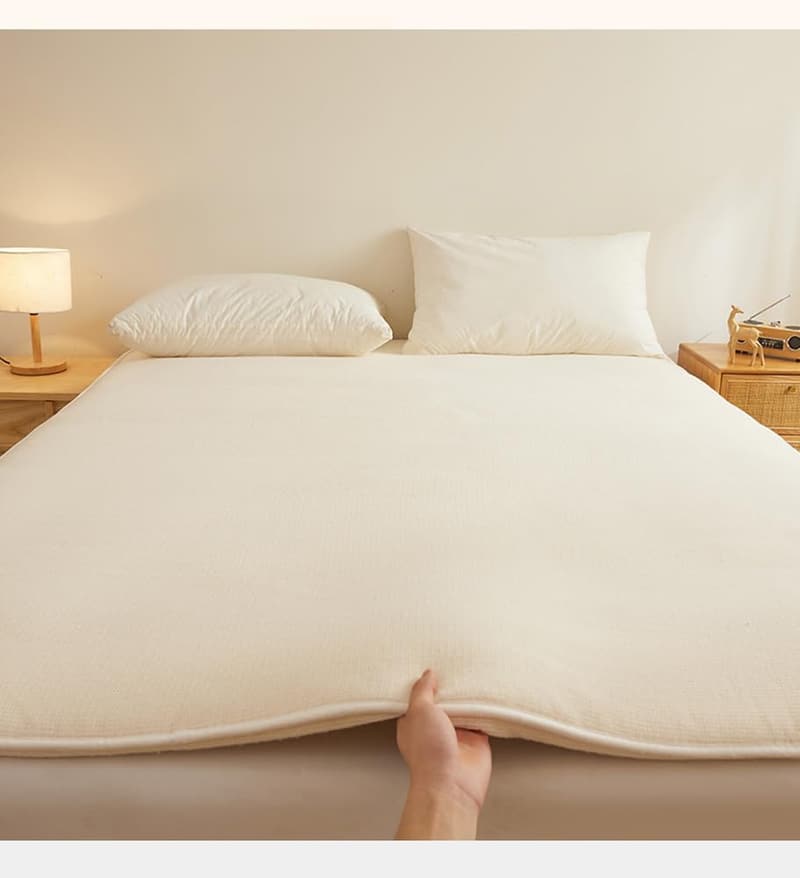 Futon-Matratze 90 x 200 cm, gepolstert, faltbar für Schlafsaal