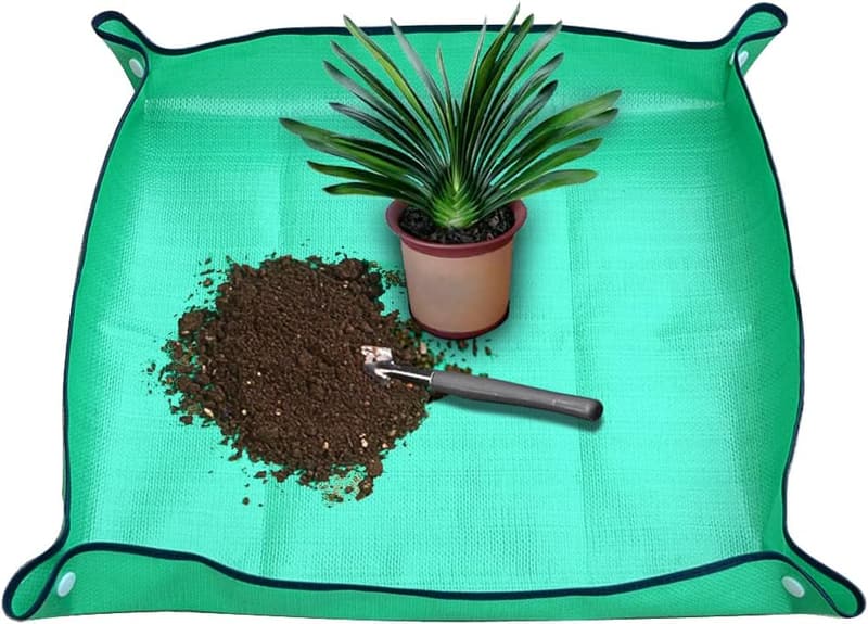Faltbare wasserdichte Pflanzmatte für Zimmerpflanzen 68 x 68 cm