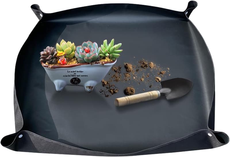 Wasserdichte Umtopfmatte 50x50 cm für Indoor-Pflanzenliebhaber