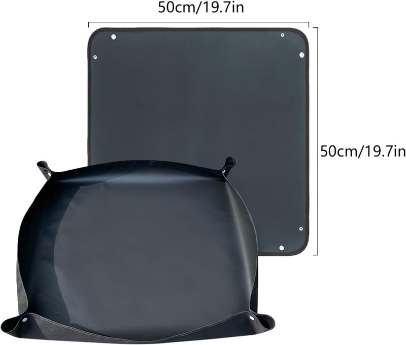 Wasserdichte Umtopfmatte 50x50 cm für Indoor-Pflanzenliebhaber