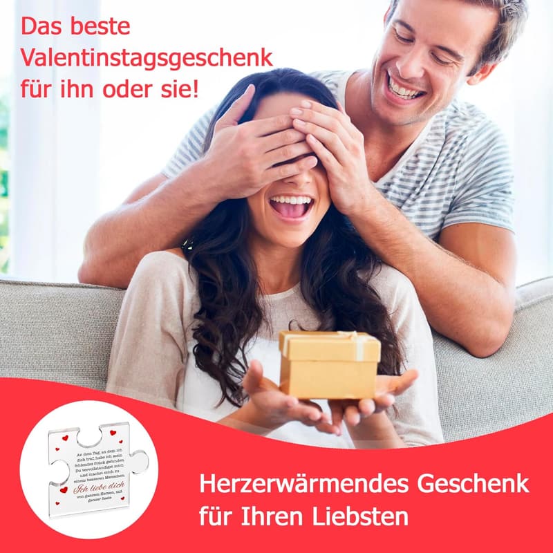 Romantisches Geschenk zum Jahrestag – VELENTI Partner Pärchen Geschenk