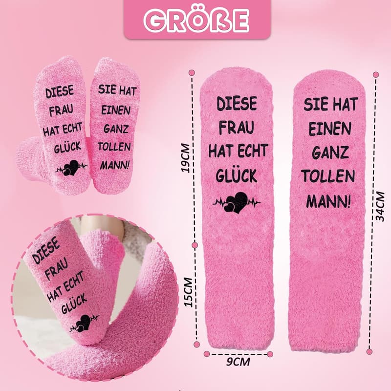 Lustige Socken mit Spruch für Paare – Hochzeitstag Geschenk