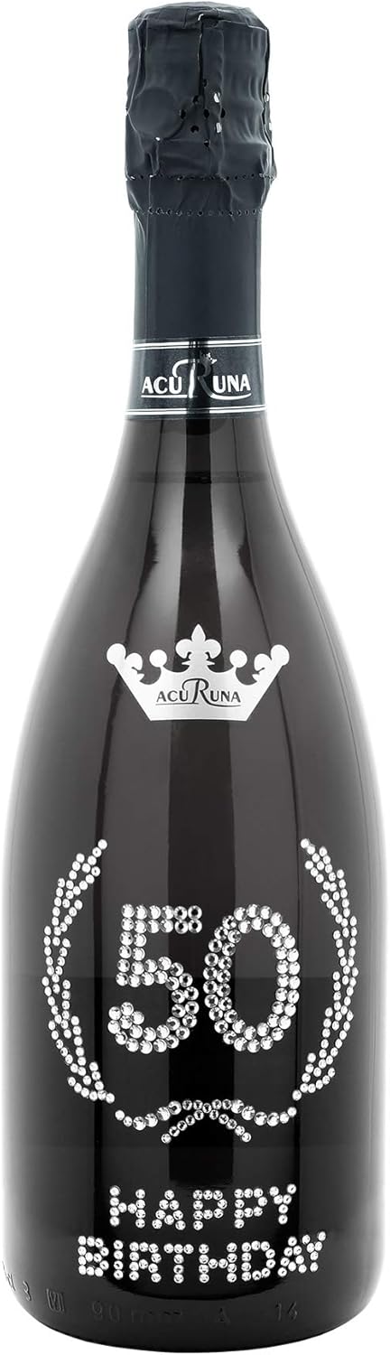Prosecco-Geschenk für Damen und Herren, 0,75 l mit Strass