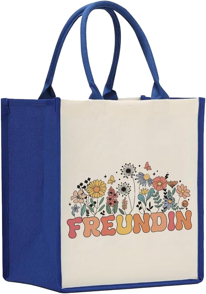 Canvas Tote Bag für Frauen – Geschenk für die beste Freundin