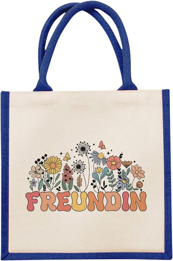 Canvas Tote Bag für Frauen – Geschenk für die beste Freundin