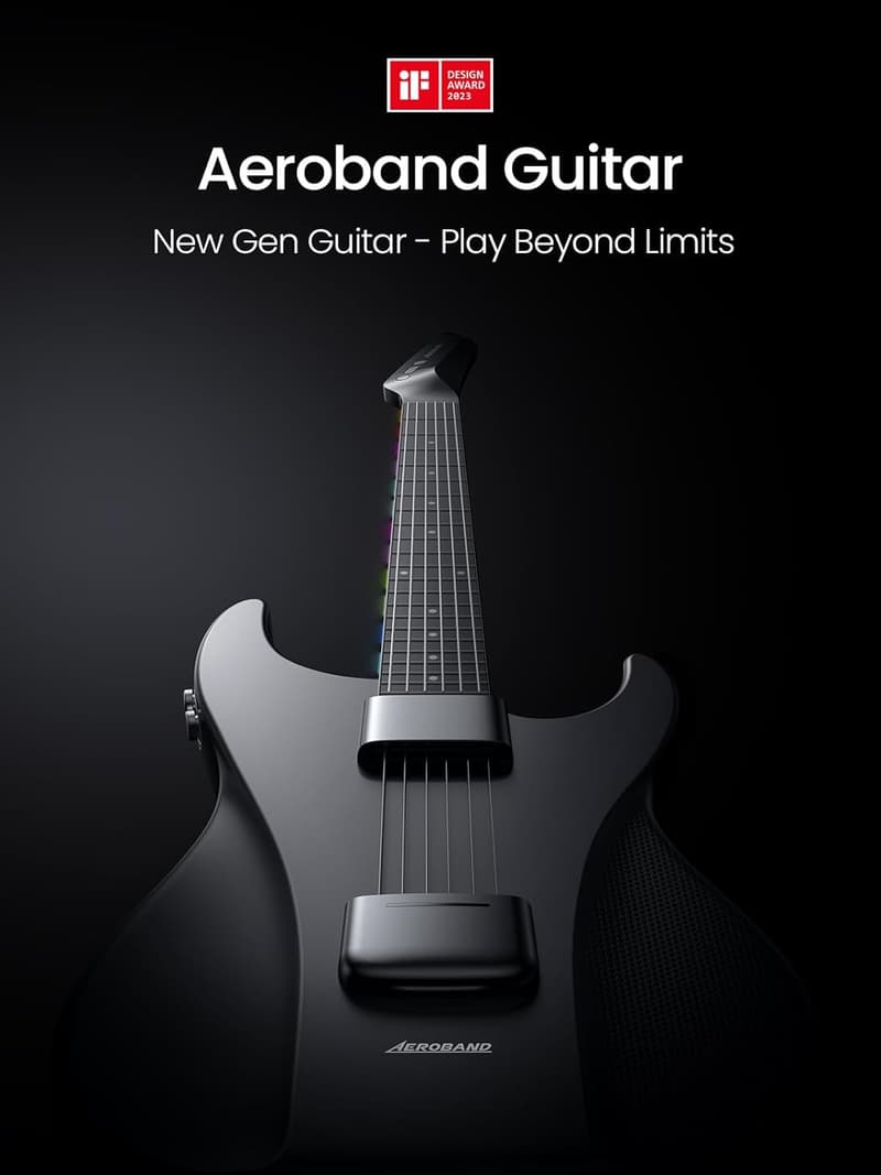 AeroBand Akustik-Elektro-Reisegitarre für Anfänger und Teens