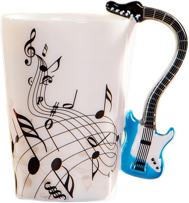 E-Gitarren Kaffeetasse 240 ml – Kreatives Geschenk für Musikliebhaber