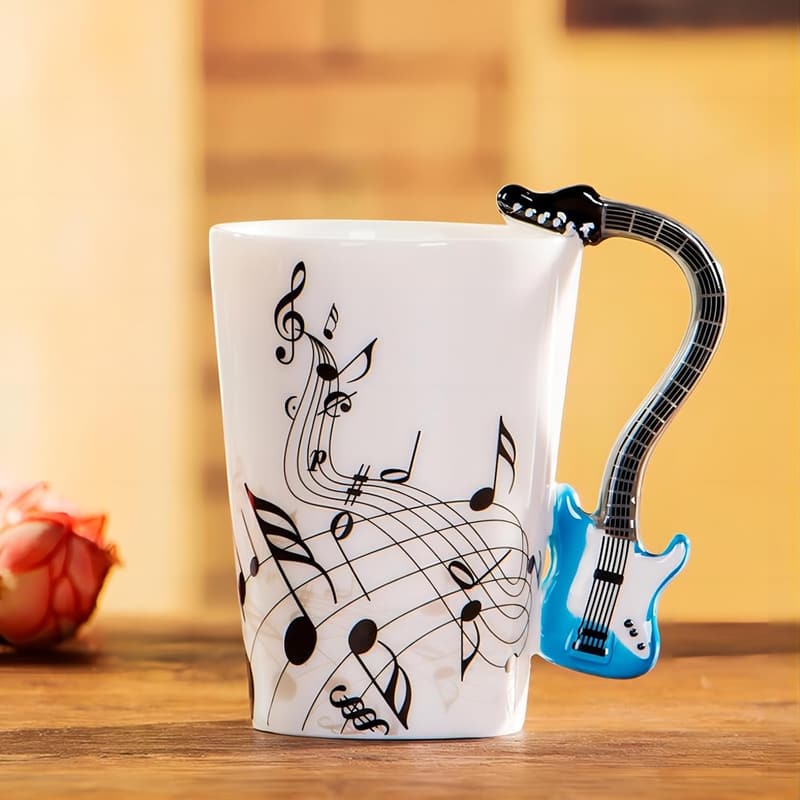 E-Gitarren Kaffeetasse 240 ml – Kreatives Geschenk für Musikliebhaber
