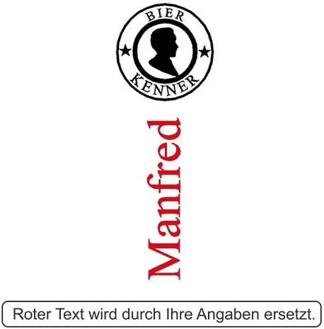Personalisierter Bierkrug 0,5l mit Gravur – Geschenk für Männer
