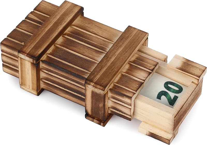 Kreative Geldgeschenkbox aus Holz für Hochzeiten und besondere Anlässe