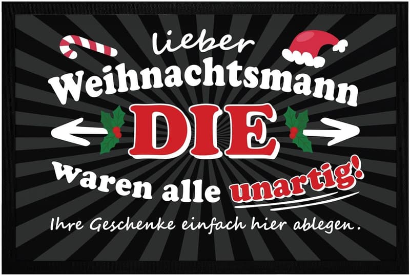 Lustige Fußmatte 