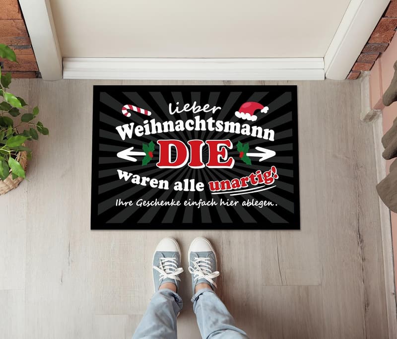 Lustige Fußmatte 