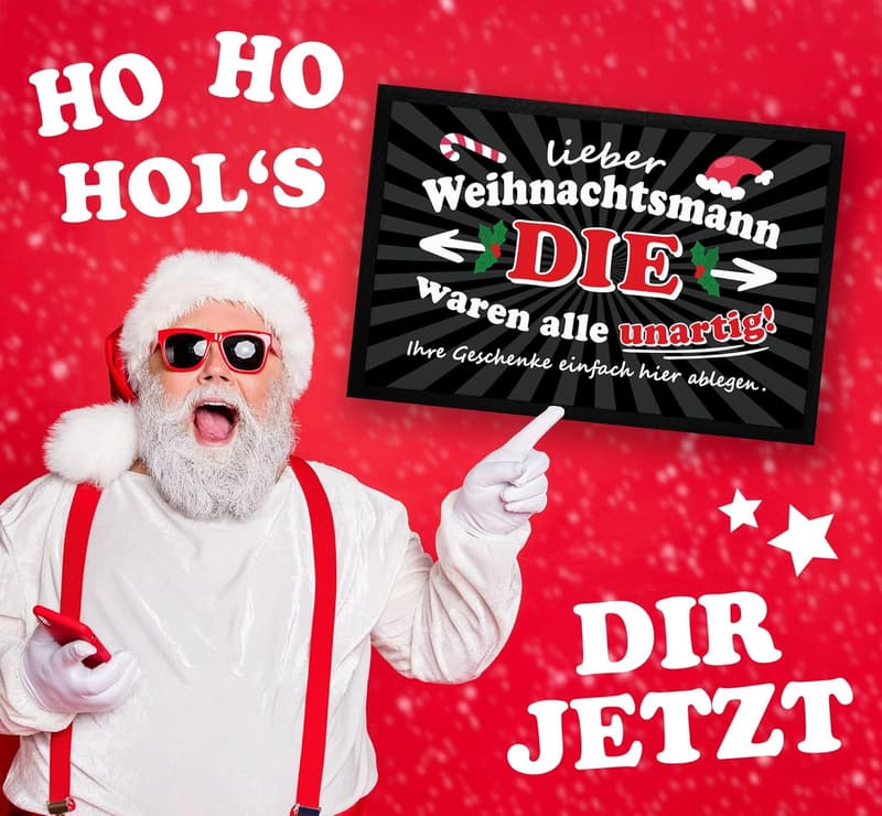 Lustige Fußmatte 