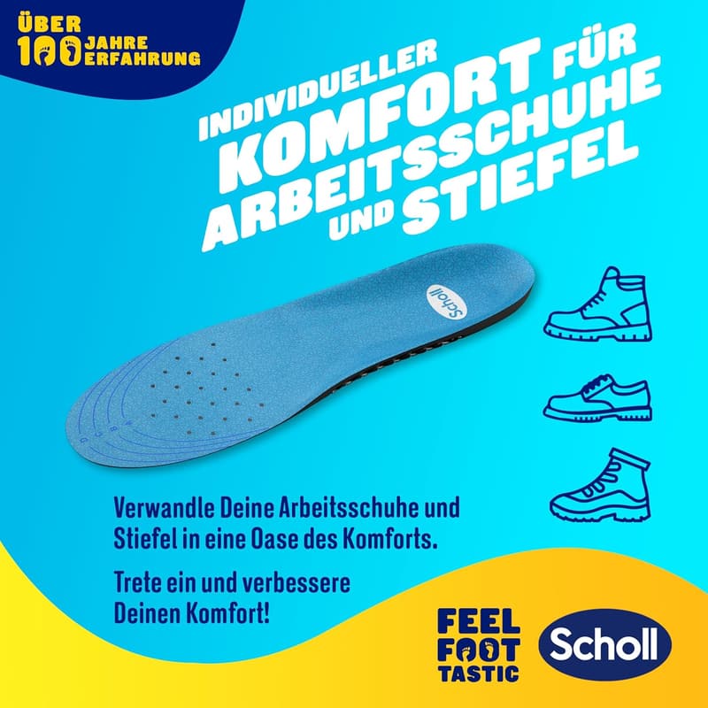 Scholl GelActiv Einlegesohlen für Frauen, ganztägiger Komfort, Größe 36-40.5