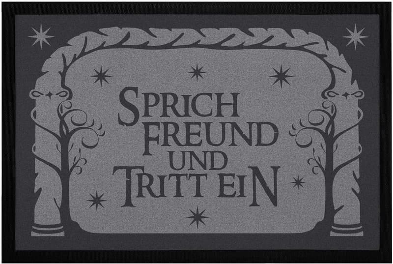 Fußmatte mit Spruch 