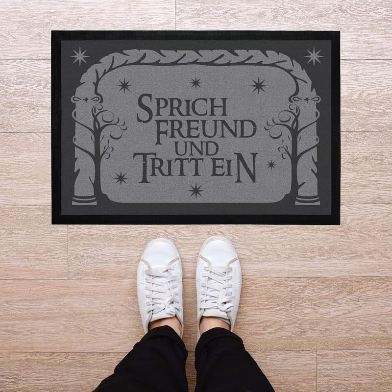 Fußmatte mit Spruch 
