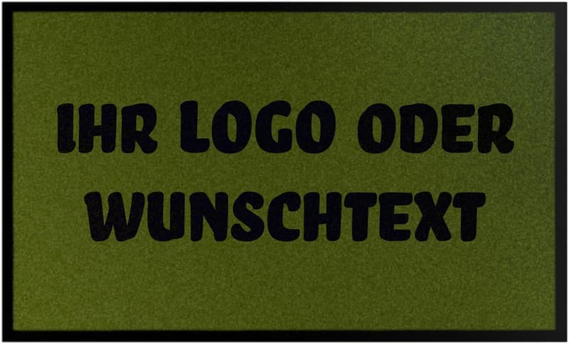 Personalisierte Fußmatte 200x200cm mit Namen/Bild/Logo – Geschenkidee