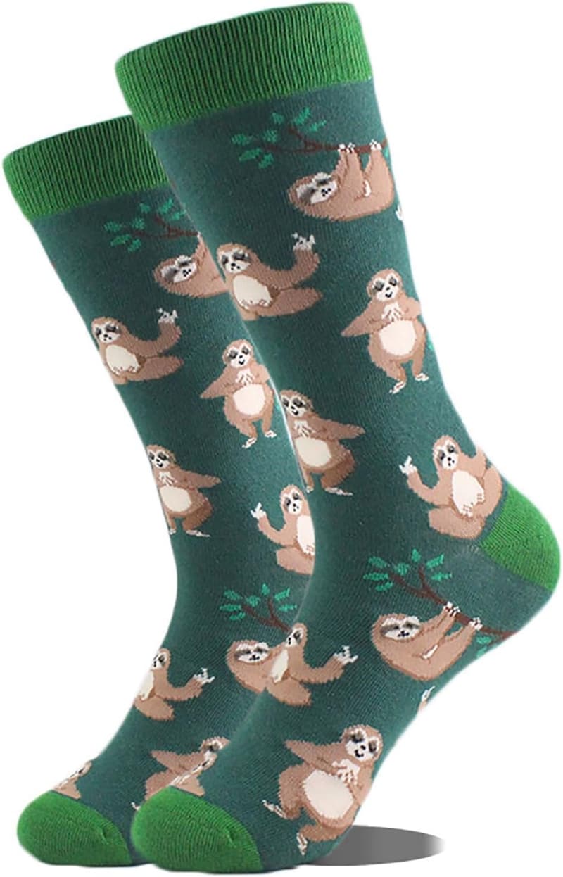 Lustige Faultier Socken für Unisex – Ideales Geschenk zu Weihnachten und Ostern