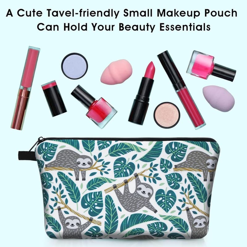 Niedliche Faultier Make-up-Tasche für Damen im Reise-Organizer-Design