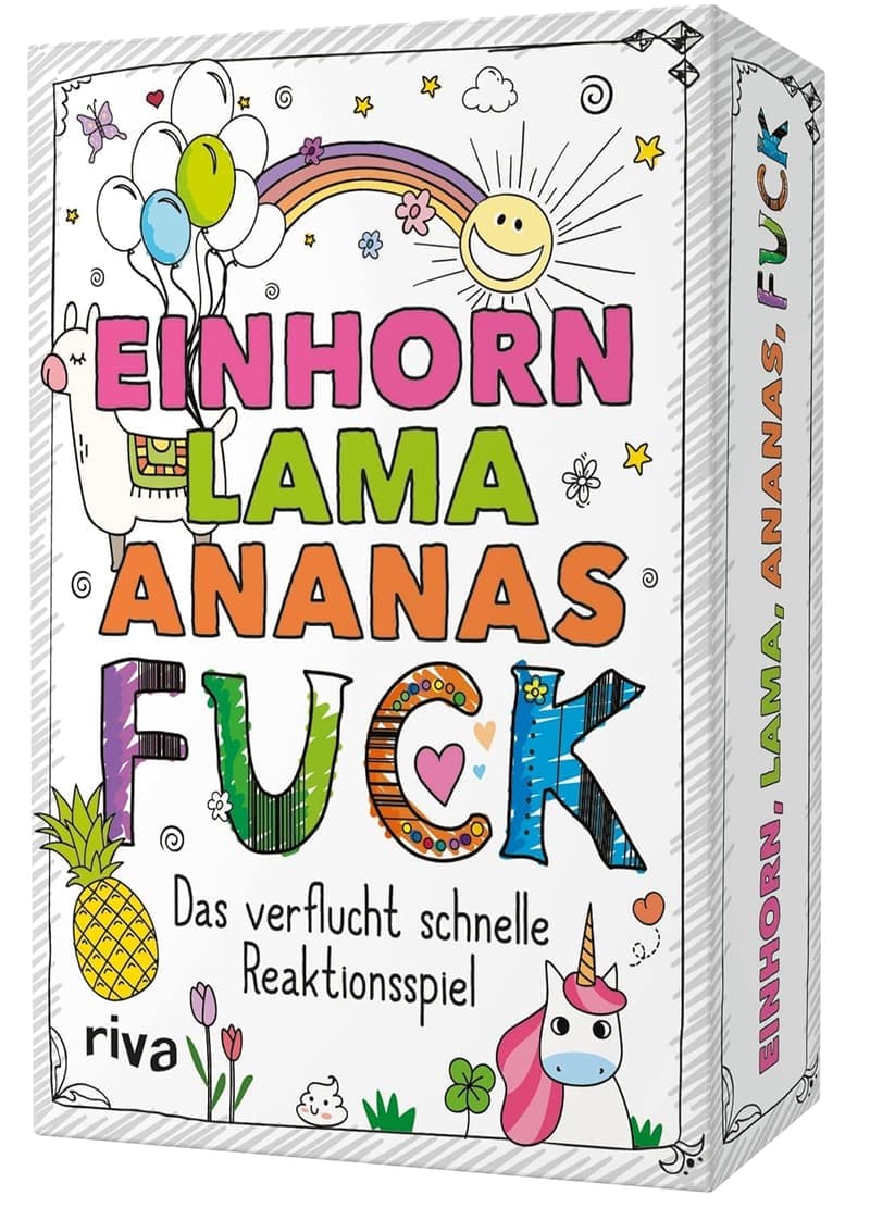 Reaktionsspiel für Erwachsene: Einhorn, Lama, Ananas – Für Entspannung und Spaß