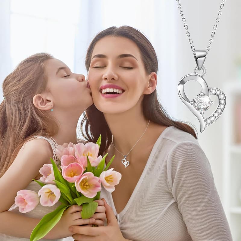 Ewige Rosen Geschenkbox für Frauen – Konservierte Infinity Rose mit Kette