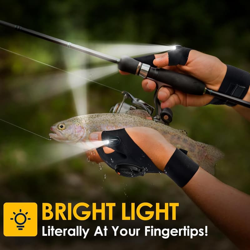 LED Handschuhe mit Licht – Geschenke für Angler zu Weihnachten