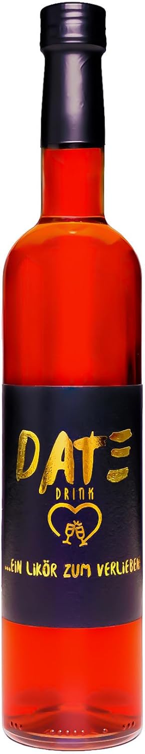 Roter Weinbergpfirsichlikör aus Deutschland - Fruchtiges Geschenk (0,5L)