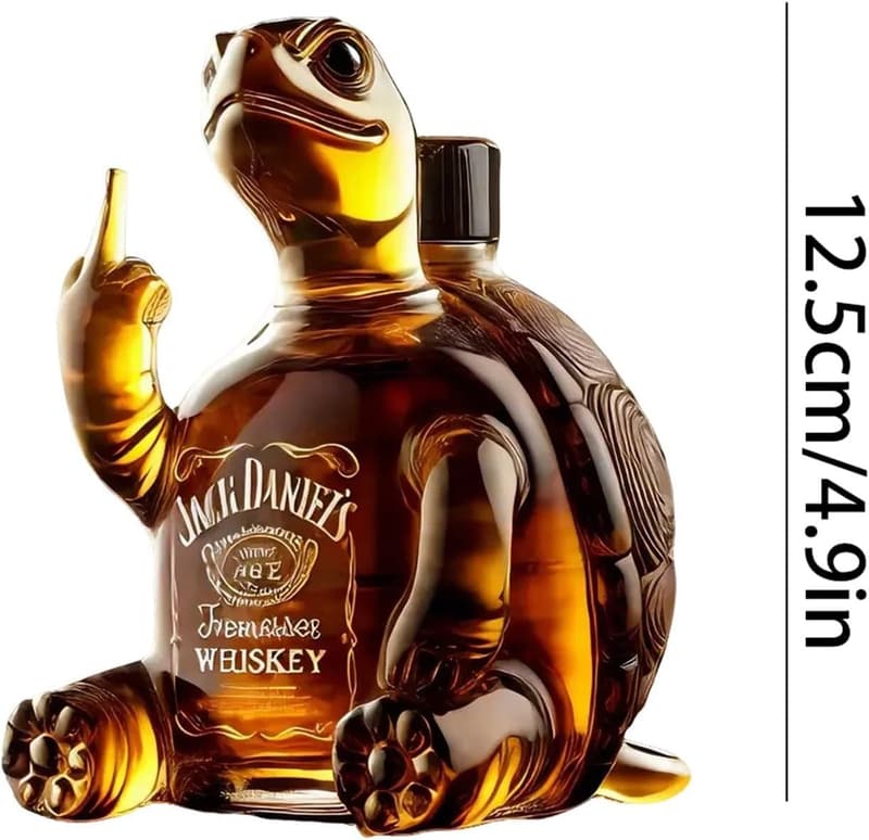 3D Schildkröte Whisky Dekanter für Männer – einzigartiges Geschenk