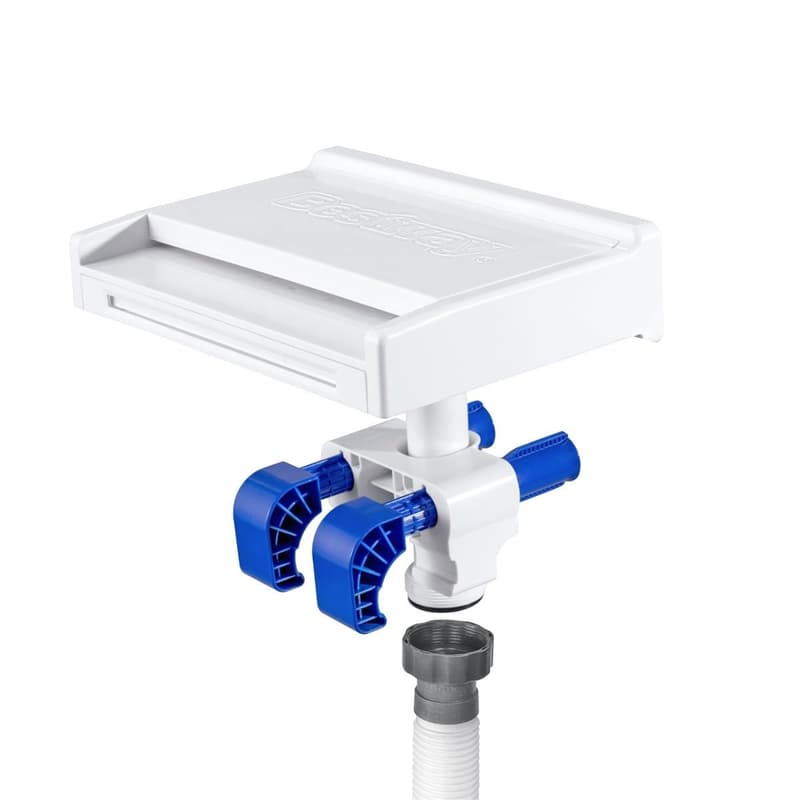 Bestway LED-Wasserfall in Blau-Weiß, 34,5 x 24 x 32 cm