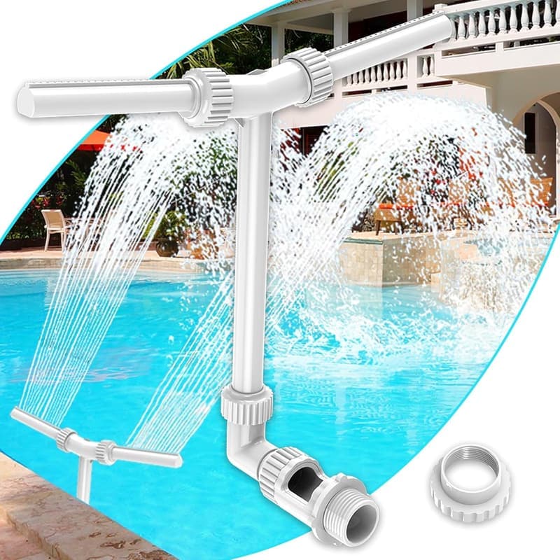Einstellbarer Wasserfall-Brunnen für Pool und Inground Spa